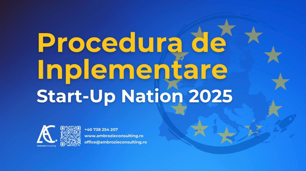 Ghid Start-Up Nation 2025 | S-a  Publicat Proiectul de Procedură