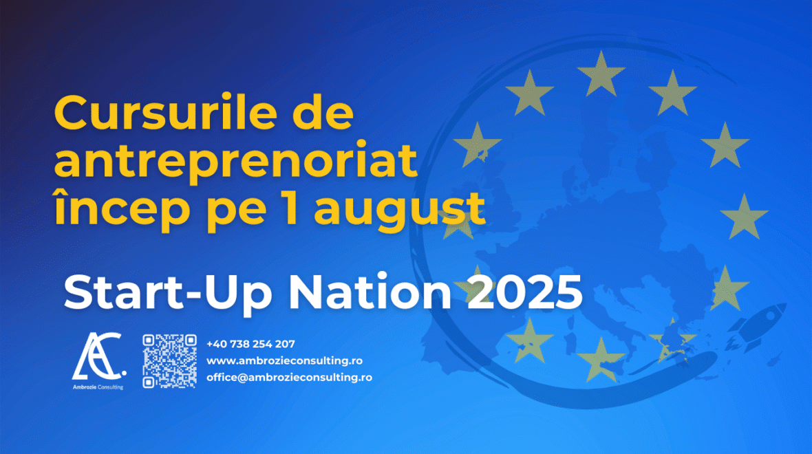 Start Up Nation 2025: Cursurile de antreprenoriat încep în luna augst