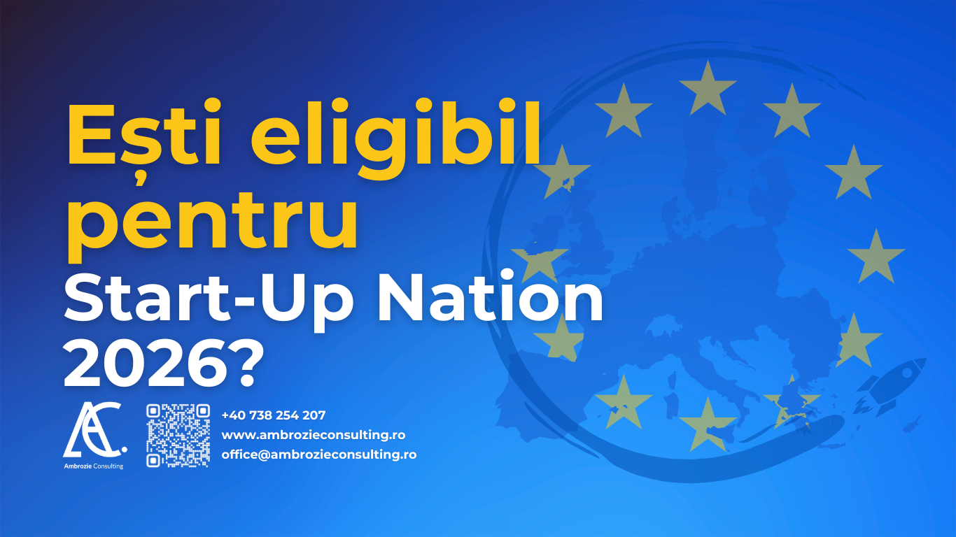 Cine poate aplica la Start-Up Nation 2026?