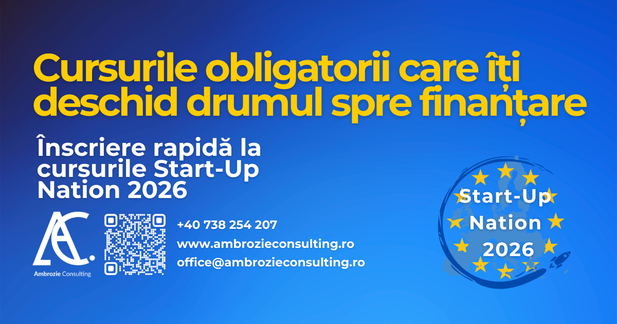 Start-Up Nation 2026: Ce  pași trebuie să urmezi când se redeschid înscrierile la cursurile de antreprenoriat?